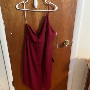 NWT Lulus One Strap Midi Dress